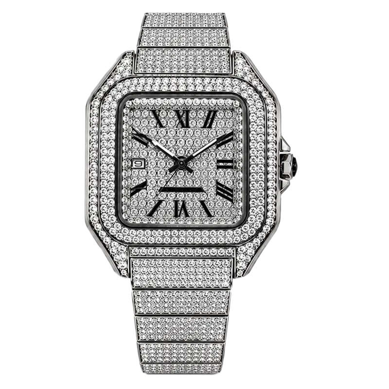 Reloj con cristales