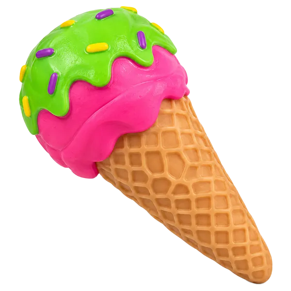 Helado con chispas